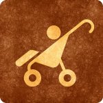 symbol wózka dziecięcego